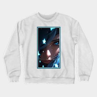 Anime Girl Eye | Quality Anime Artwork | Anime Aesthetic | Manga Anime Art Crewneck Sweatshirt